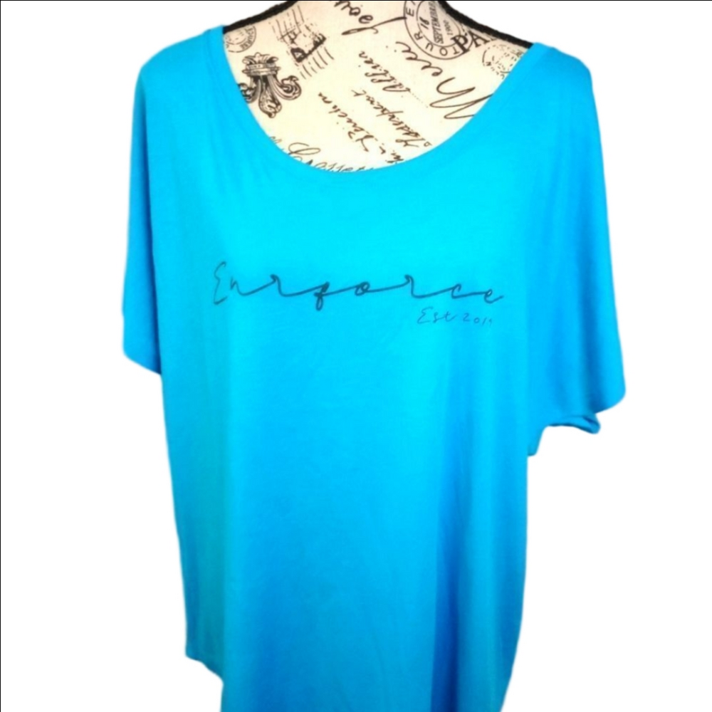 Next Level Apparel XXL Blue Graphic T-Shirt